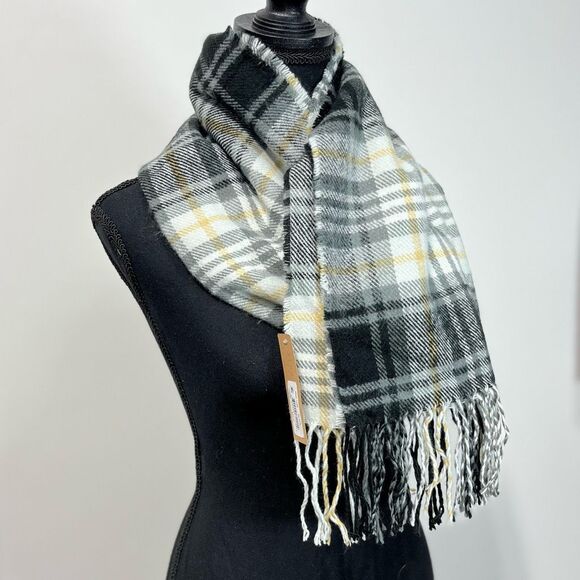 New Steve Madden Plaid Scarf - Picture 1 of 7